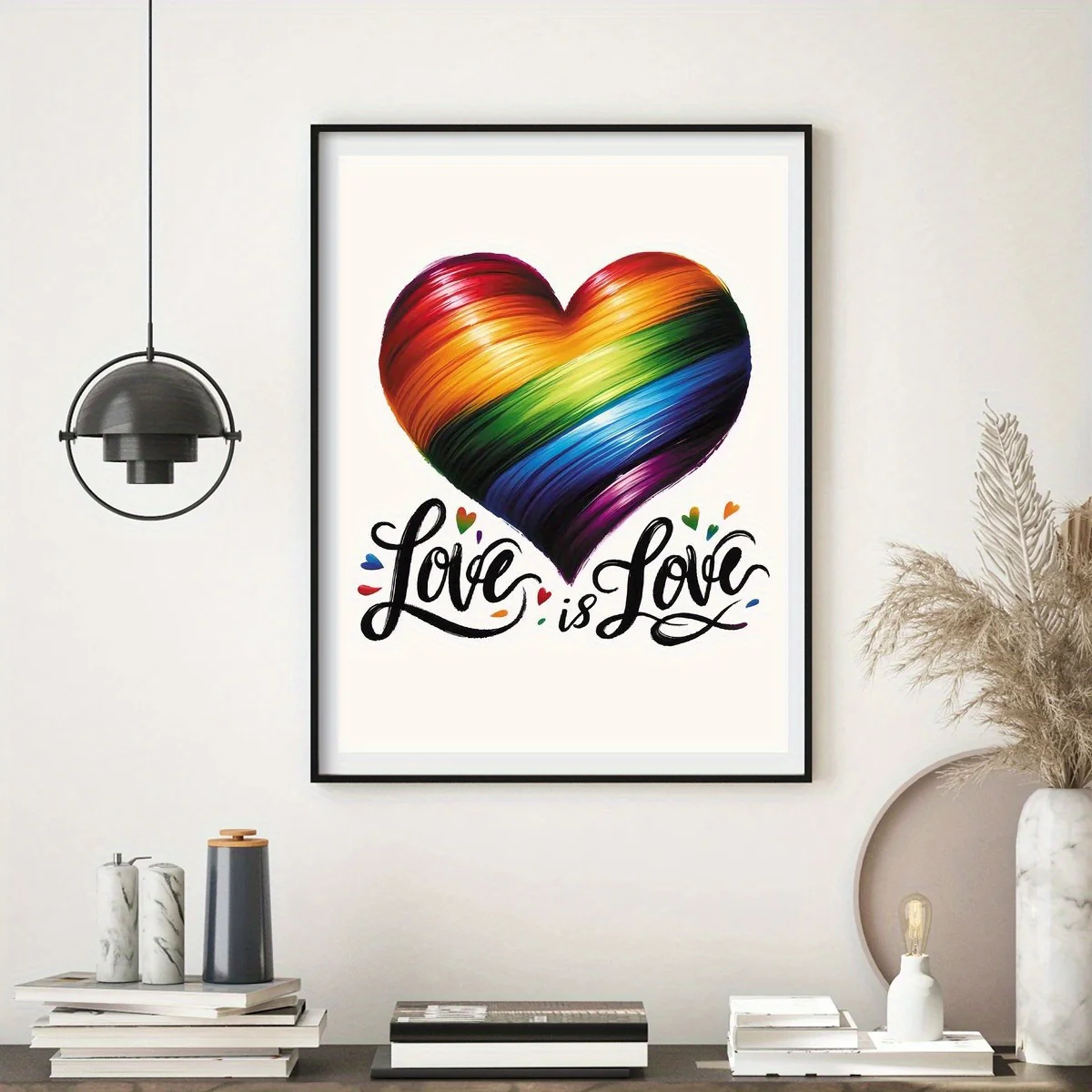 Affiche LGBT Coeur Love is Love – Image 5