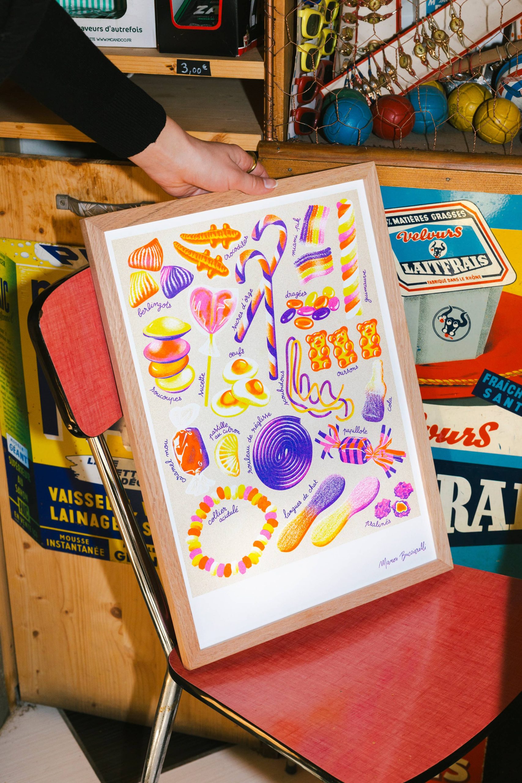 Affiche A3 Manon Bucciarelli - Bonbons – Image 2