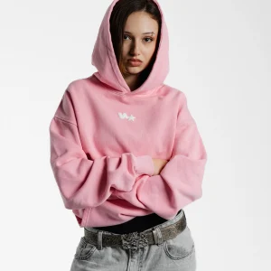 "N-star" Fade Out Pink Hoodie