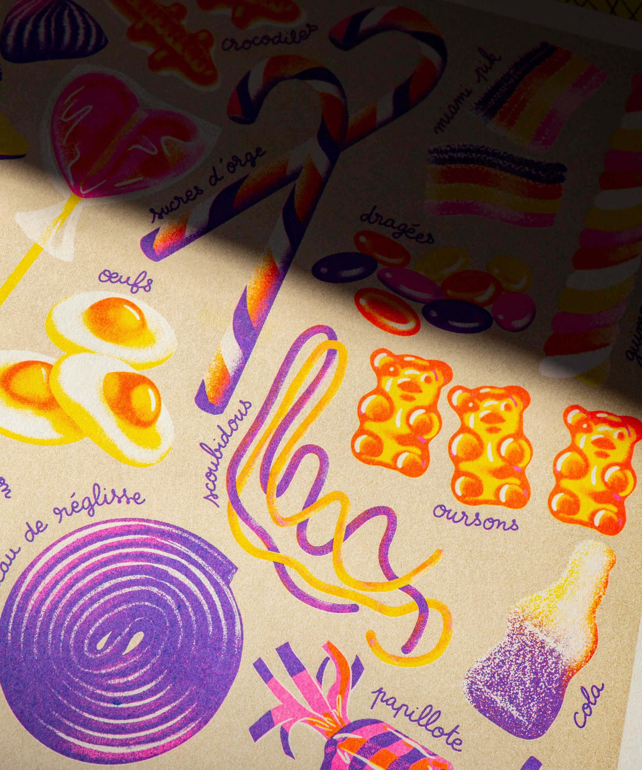 Affiche A3 Manon Bucciarelli - Bonbons – Image 3