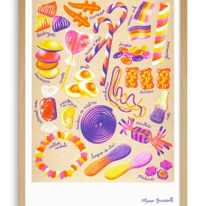 Affiche A3 Manon Bucciarelli - Bonbons