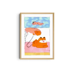 Affiche A3 - Melek Zertal - Garfield