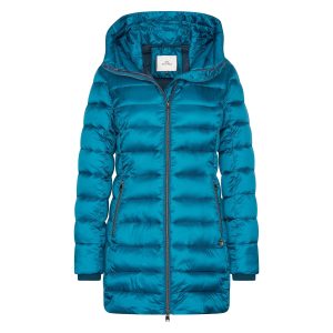 HV Polo - Doudoune longue femme Christine Deep sea blue