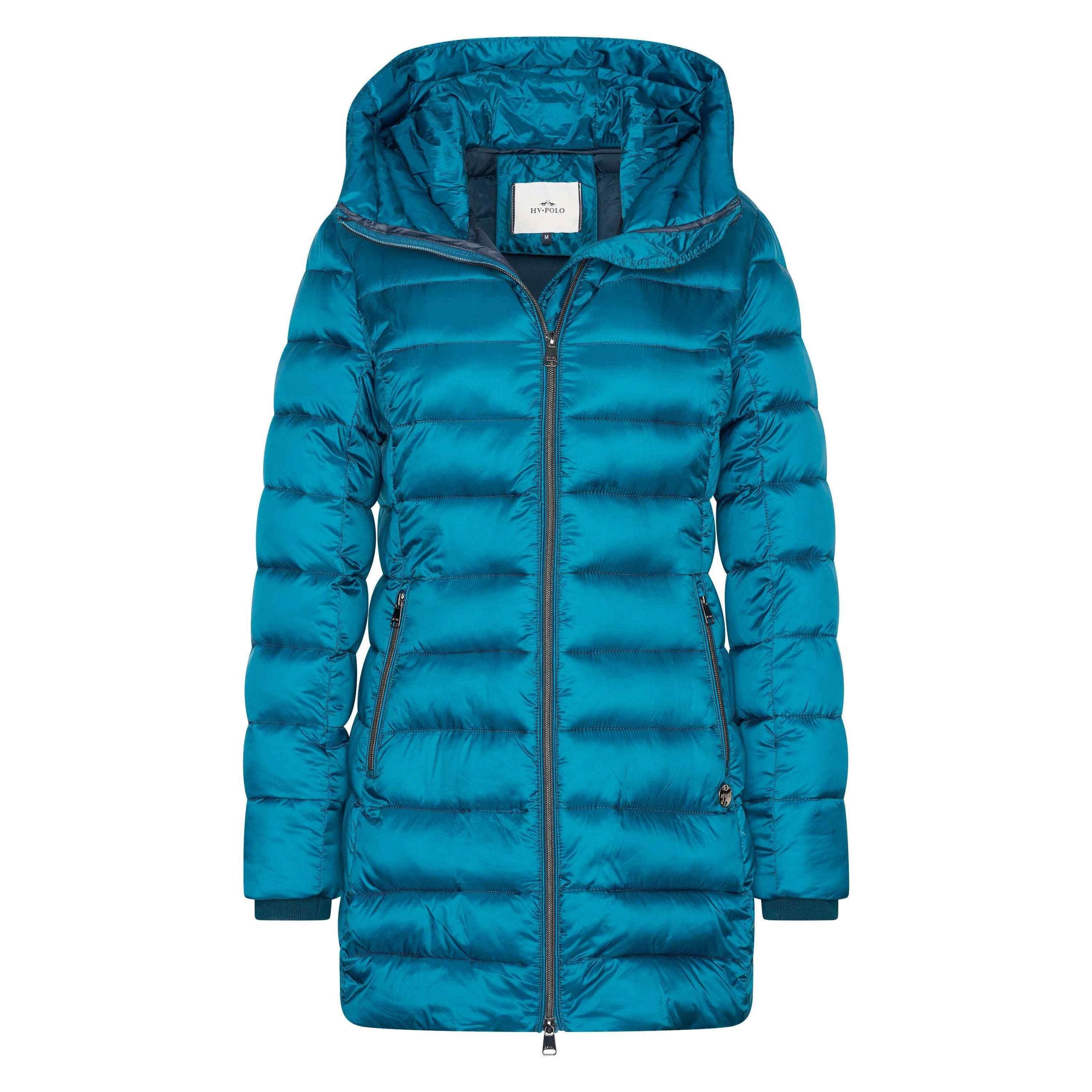 HV Polo - Doudoune longue femme Christine Deep sea blue