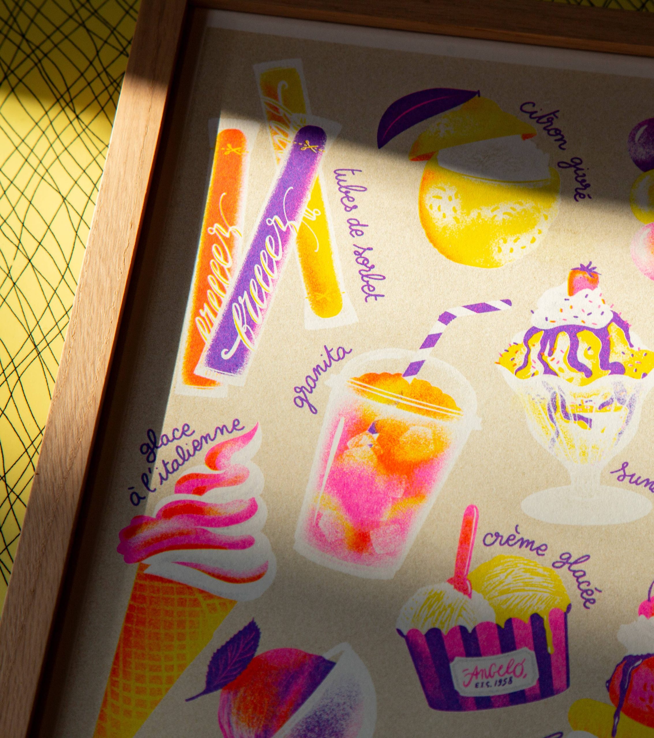 Affiche A3 - Manon Bucciarelli - Glaces – Image 2