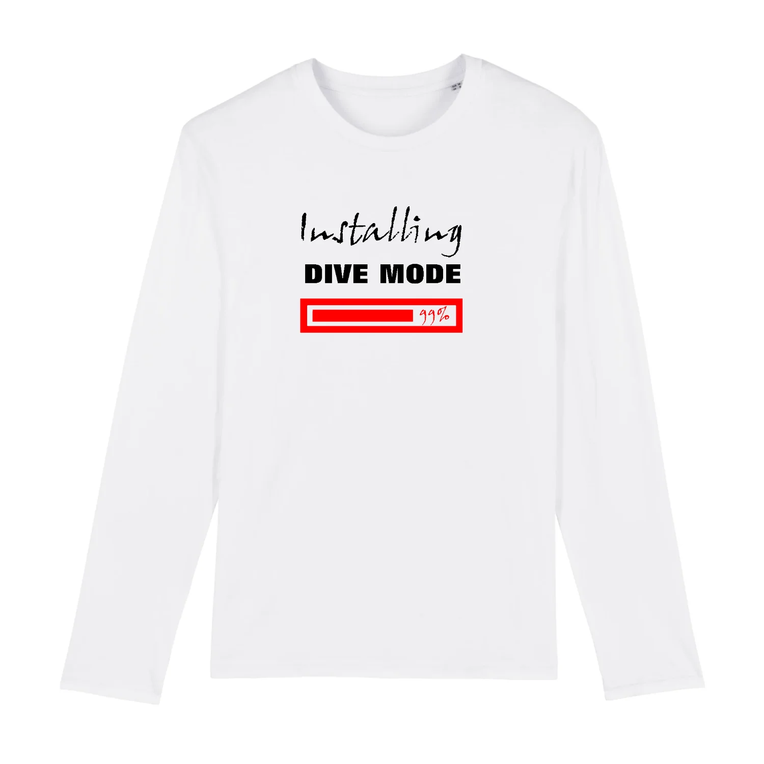 teeshirt manche longue pour plongeur : installing dive mode