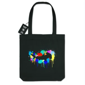 Totebag MacJos - 100% recyclé graf tag requin