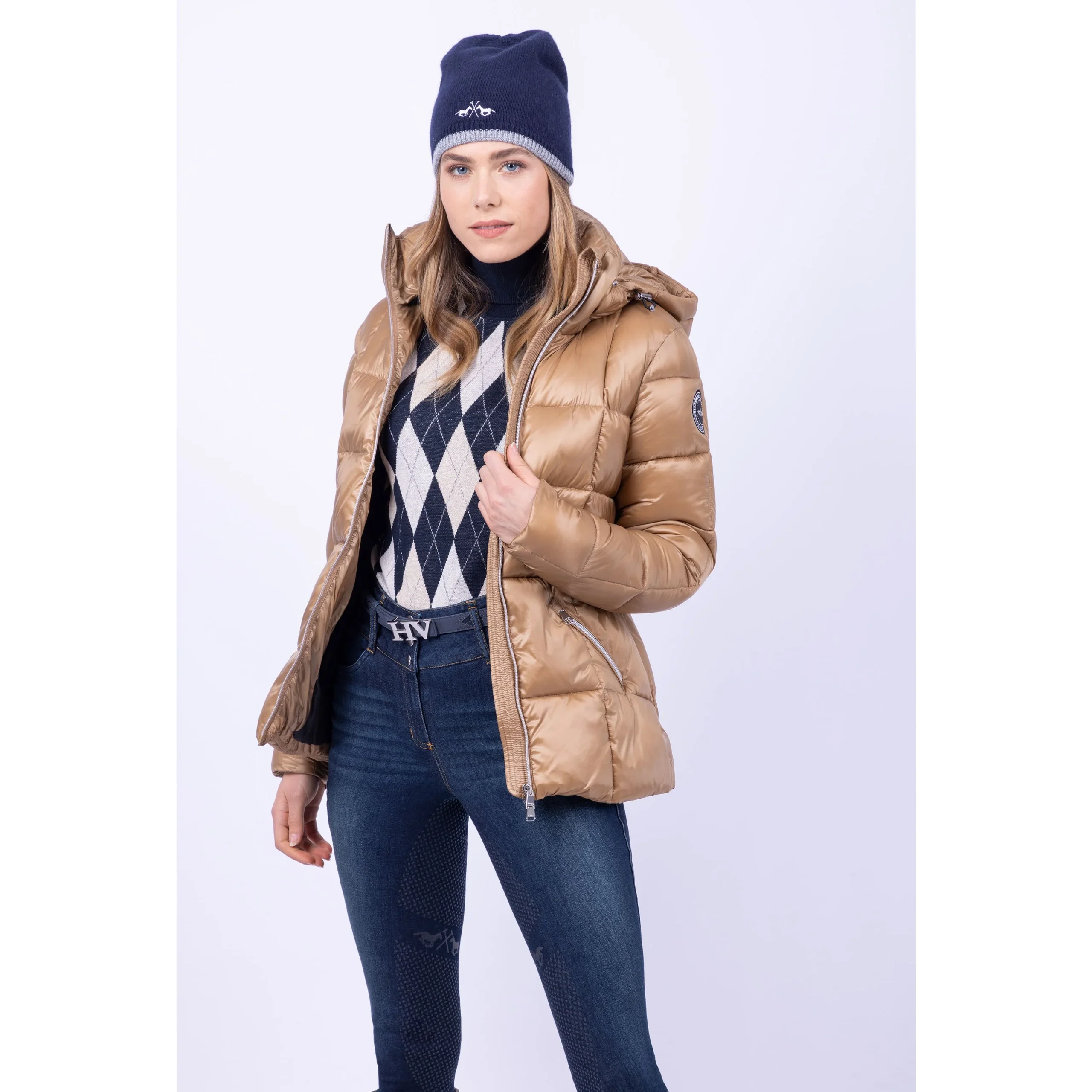 HV POLO - Bonnet mixte Tess marine – Image 2