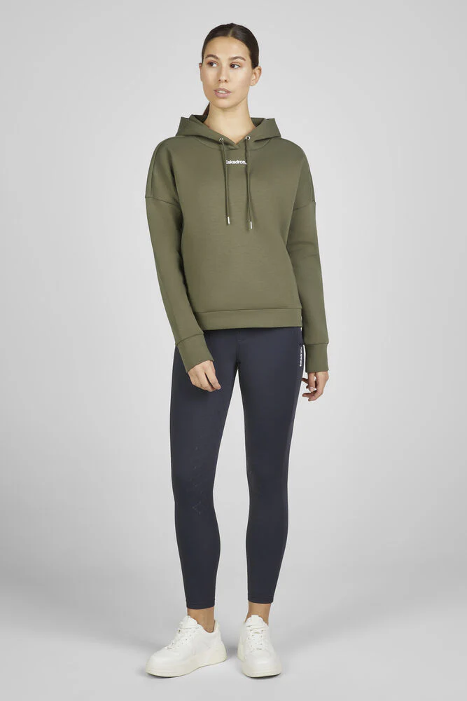 ESKADRON - Sweat shirt hood à capuche femme Classic Sports kaki – Image 5