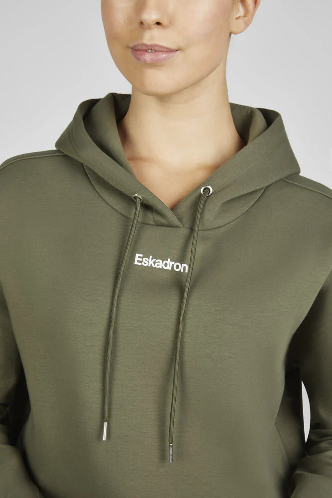 ESKADRON - Sweat shirt hood à capuche femme Classic Sports kaki – Image 2