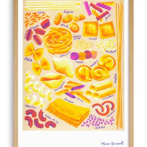 Affiche A3 - Manon Bucciarelli - Pâtes