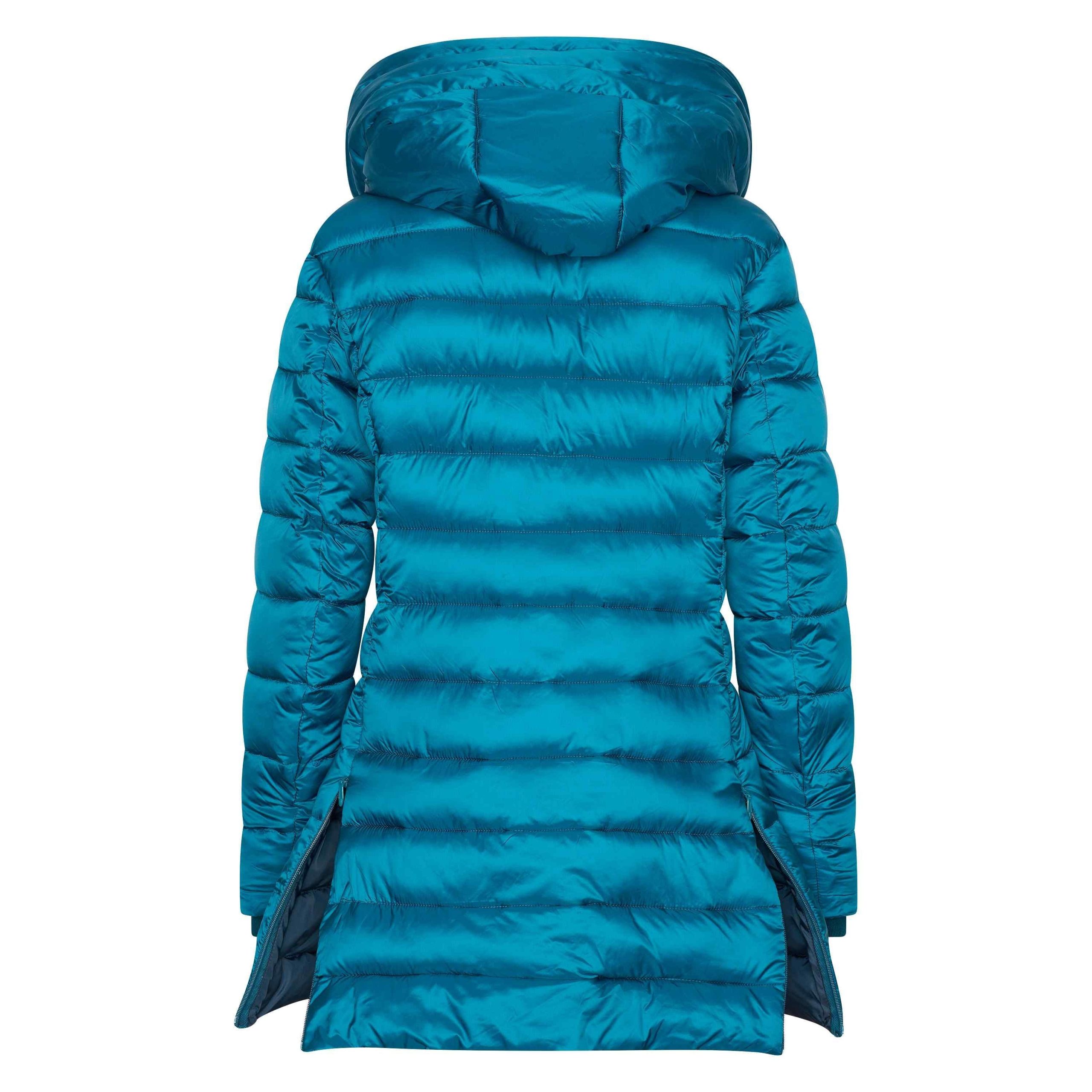 HV Polo - Doudoune longue femme Christine Deep sea blue – Image 2