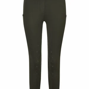 ESKADRON - Legging d'équitation full grip femme Fanatics kaki