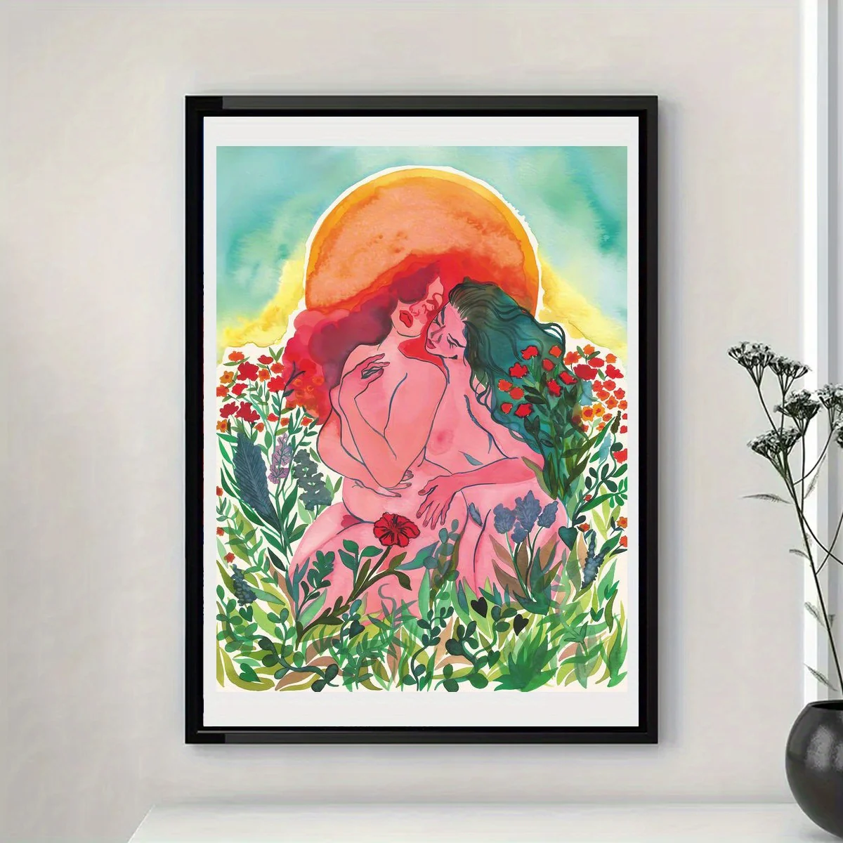 Affiche LGBT Lesbian Pastel