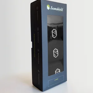 SAMSHIELD - Trio de chaussettes unisex Balzane blazon navy