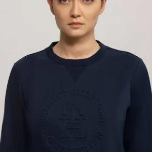 TOMMY HILFIGER - Sweat femme Illinois marine