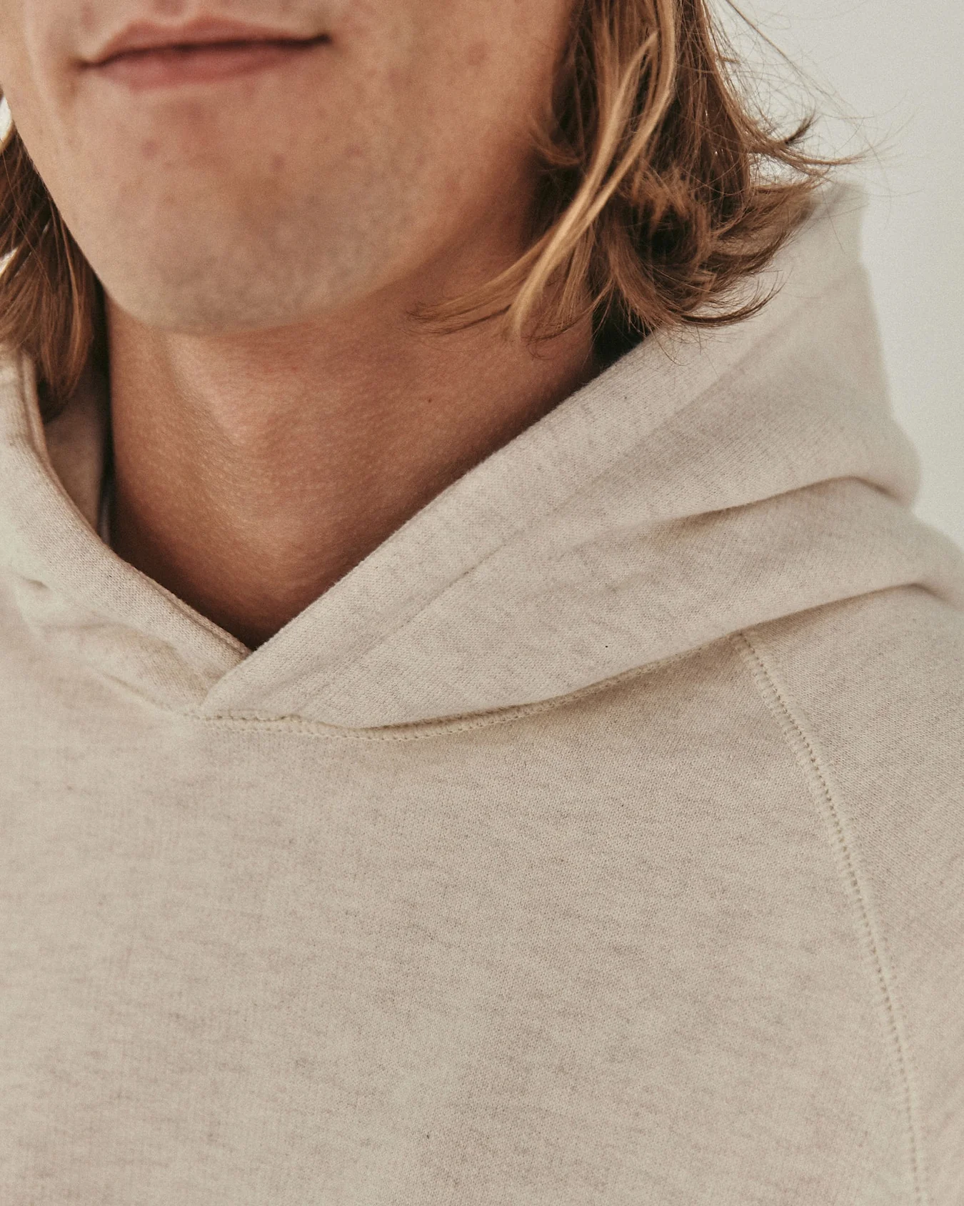 Le Hoodie beige chiné – Image 2