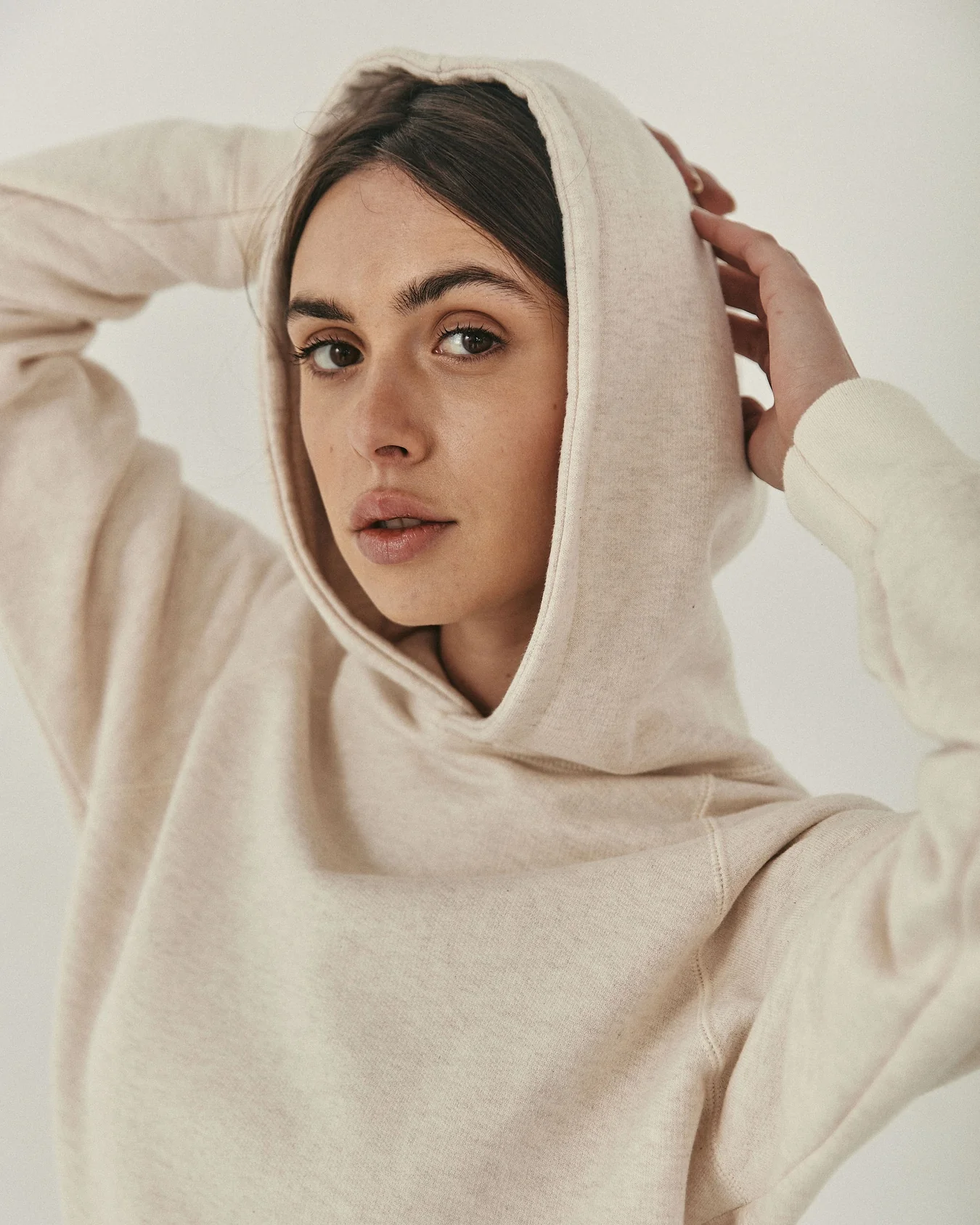 Le Hoodie beige chiné – Image 8