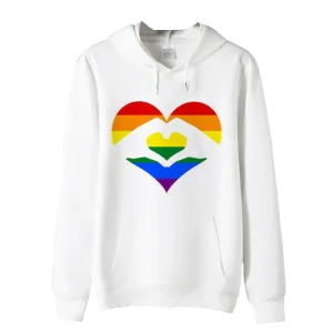 Sweat LGBT Mains en forme de Coeur