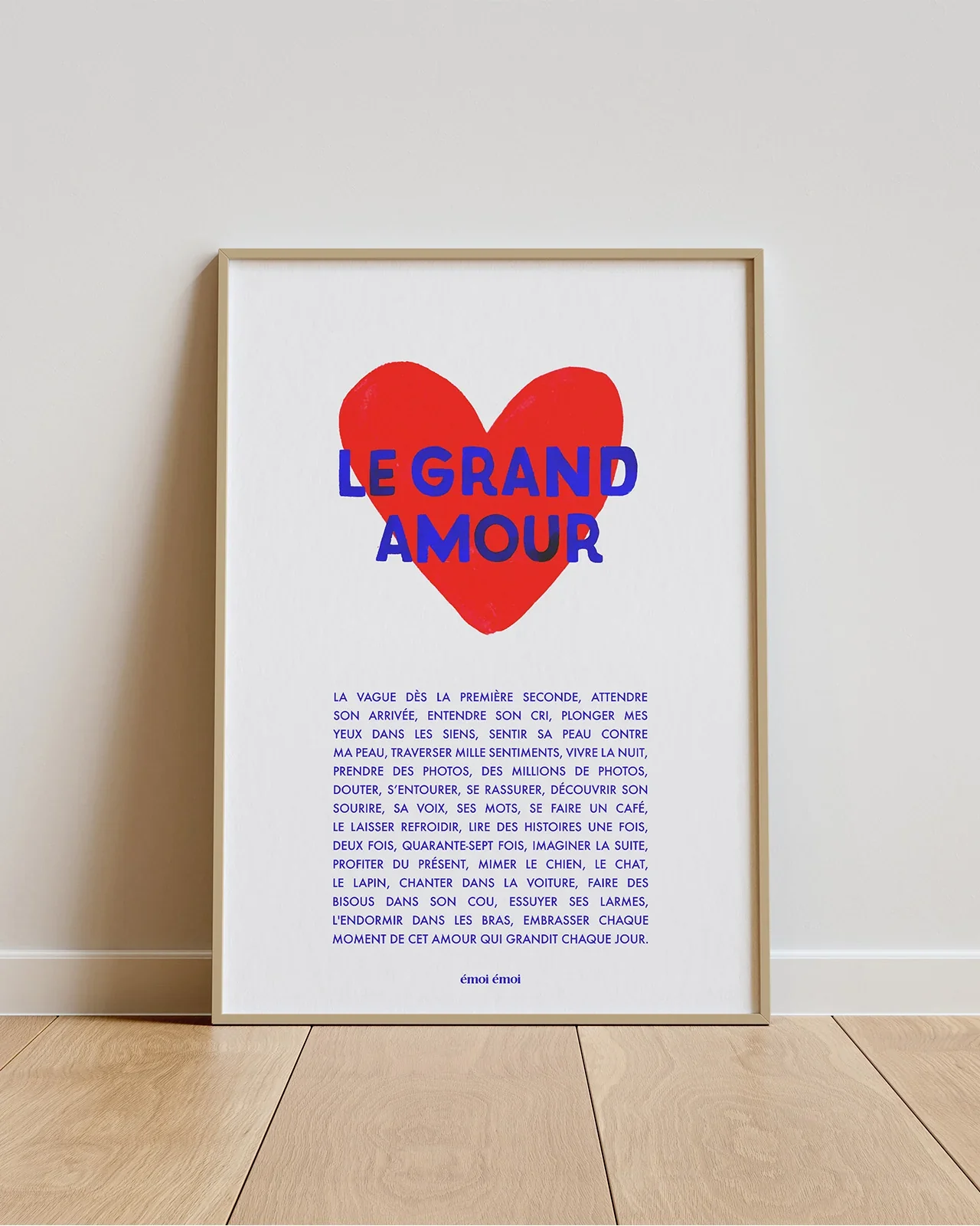 Affiche A3 | Le grand amour