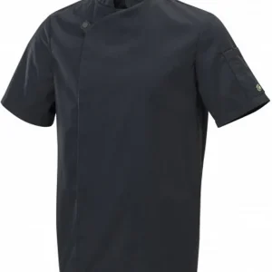 Veste cuisine manche courte Molinel Enjoy - Noir/Vert