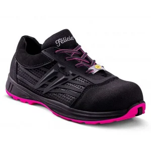 Chaussure de sécurité Gaston Mille Eris - Noir/Rose - S3