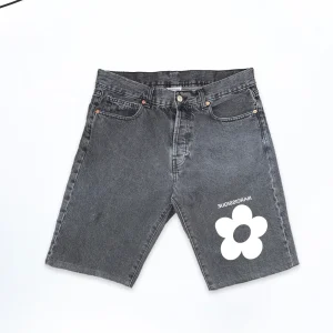 Flower Jean Short