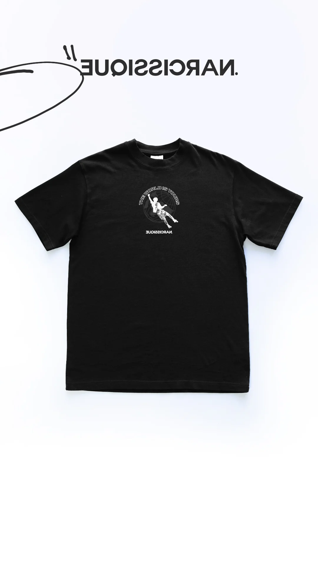 "Hold Your Dreams" Tee BLACK – Image 3