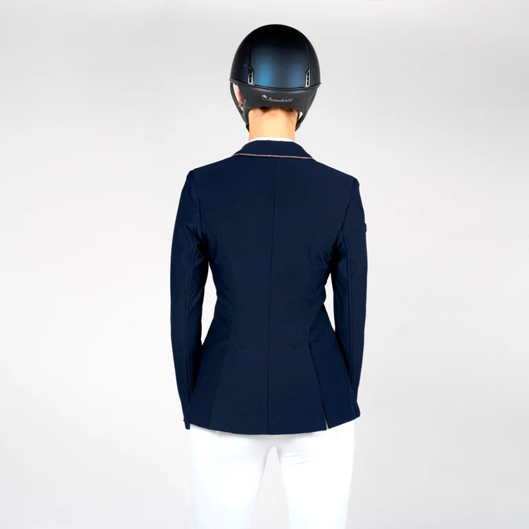 Samshield - Veste de concours femme Florida Crystal Fabric Navy Rose Gold – Image 2