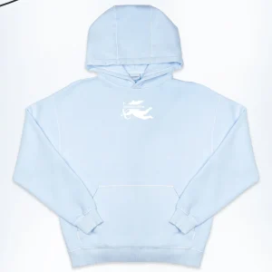 Essentiel Cut Angel Hoodie IceBlue