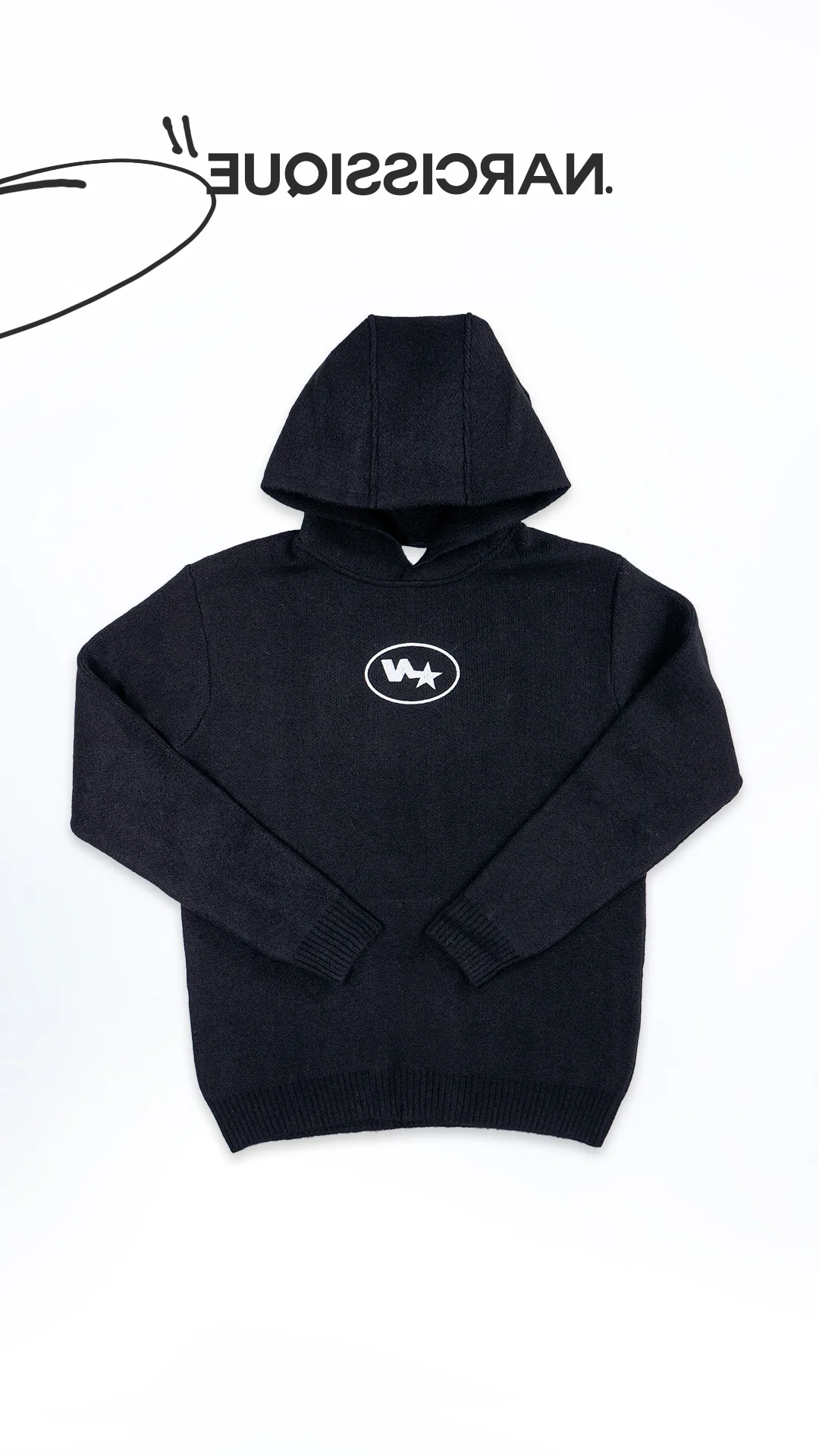 N-star Hoodie Knit Black – Image 5