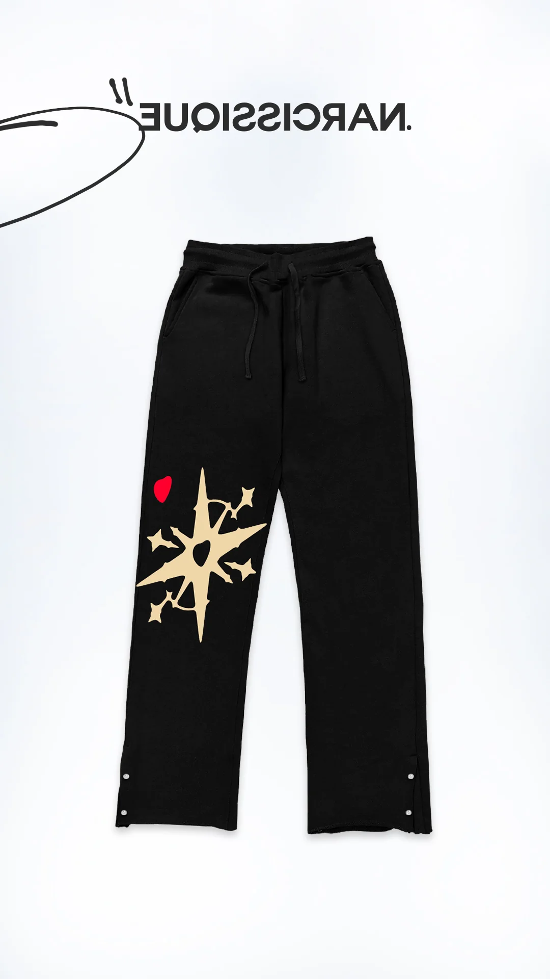 Follow Your Heart Sweatpant Black