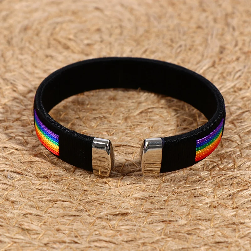 Bracelet LGBT Arc-En-Ciel Design – Image 4