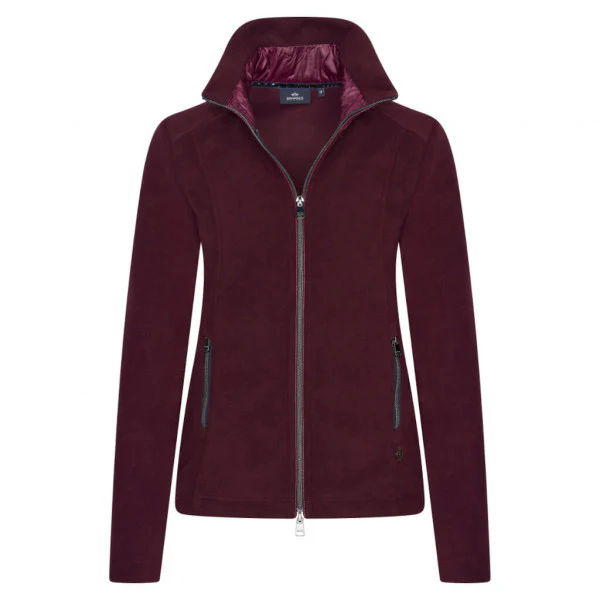HV Polo - Polaire femme zippée Dionne bordeaux – Image 2
