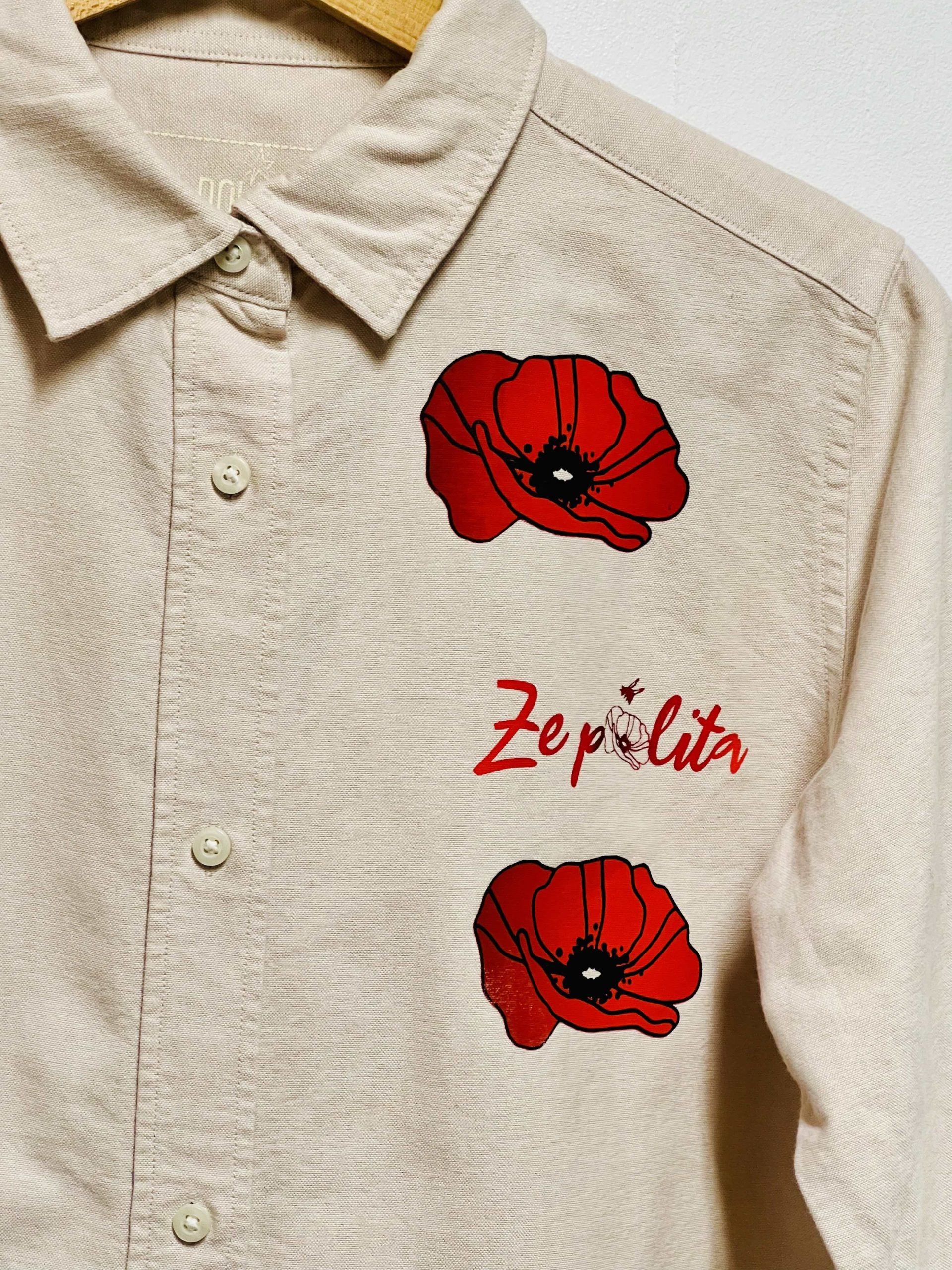 Chemise en coton bio femme - COQUELICOTS/ZEPOLITA – Image 3