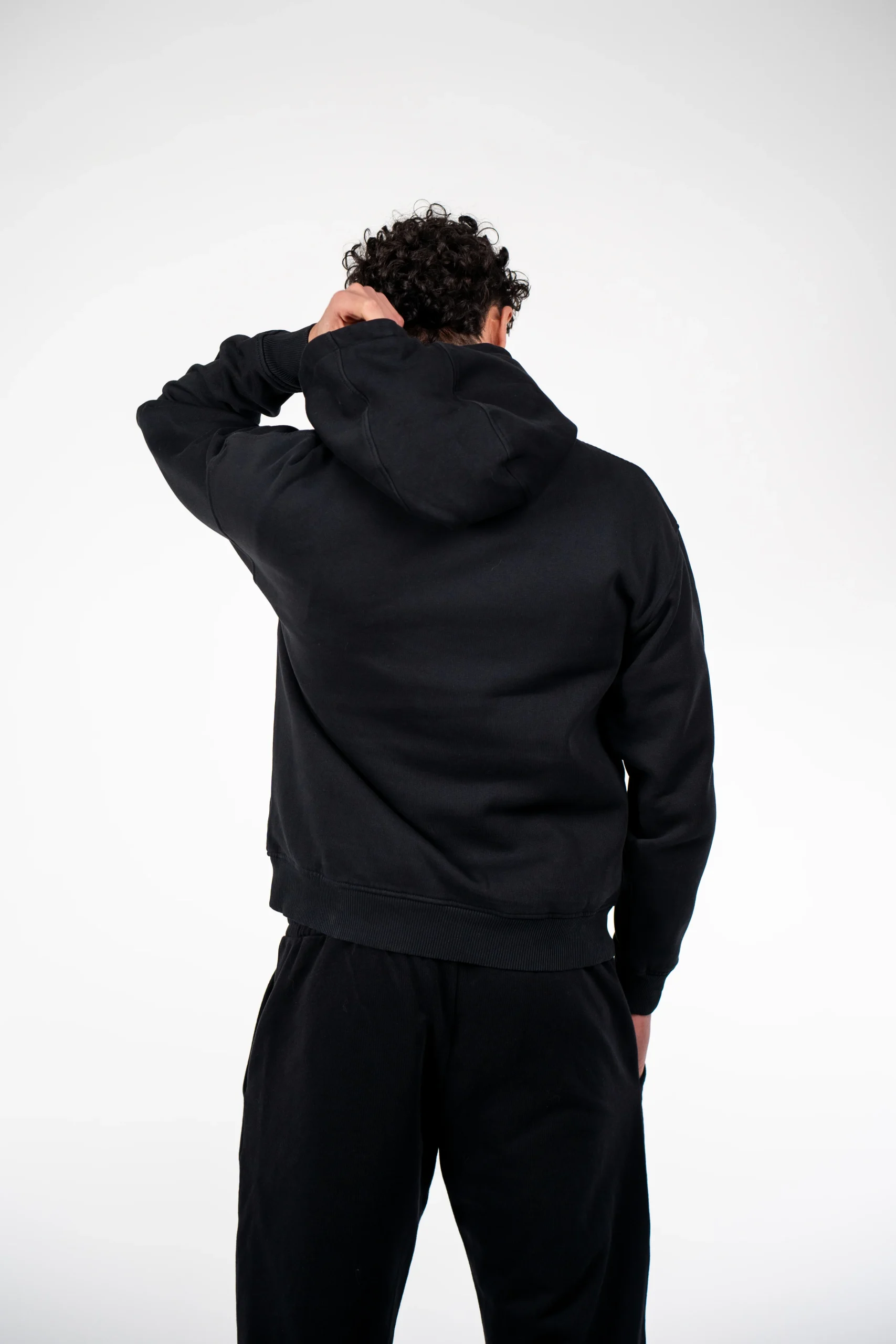 Essentiel Cut Angel Hoodie Black – Image 3