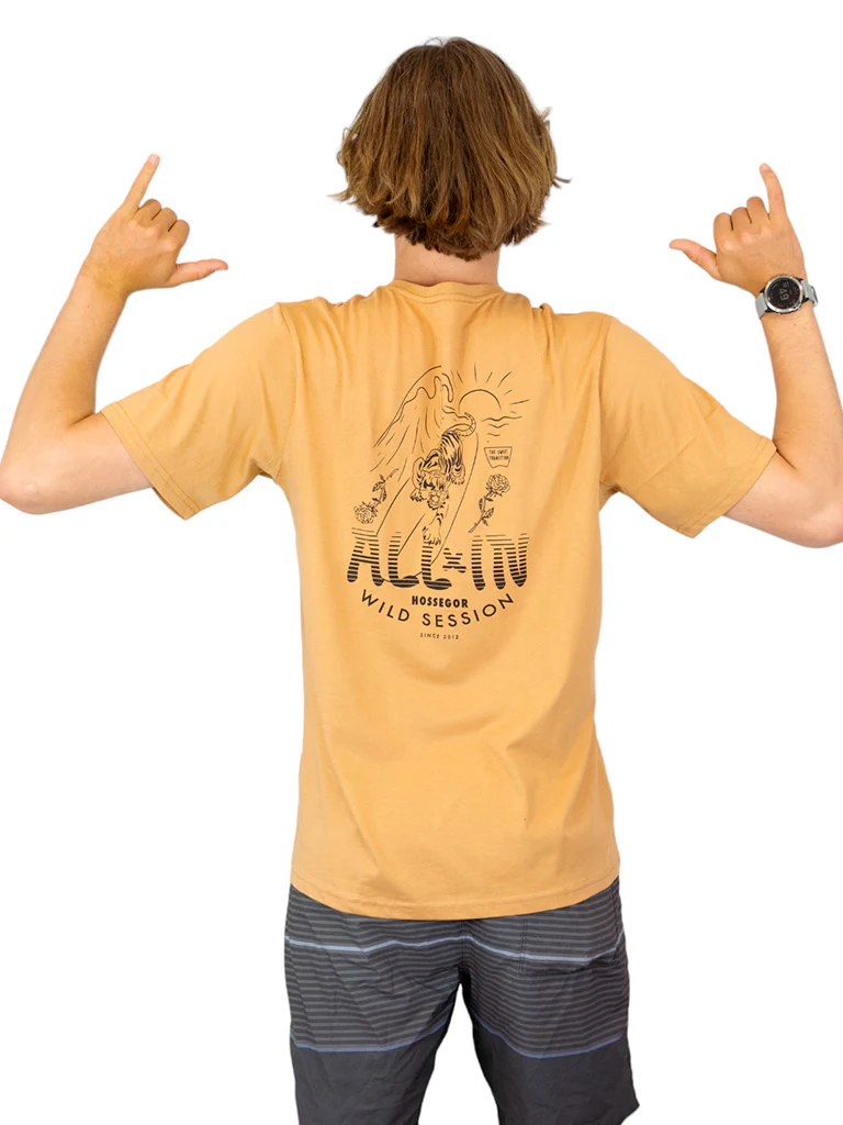 T-shirt coton bio - Tiger Marron – Image 5