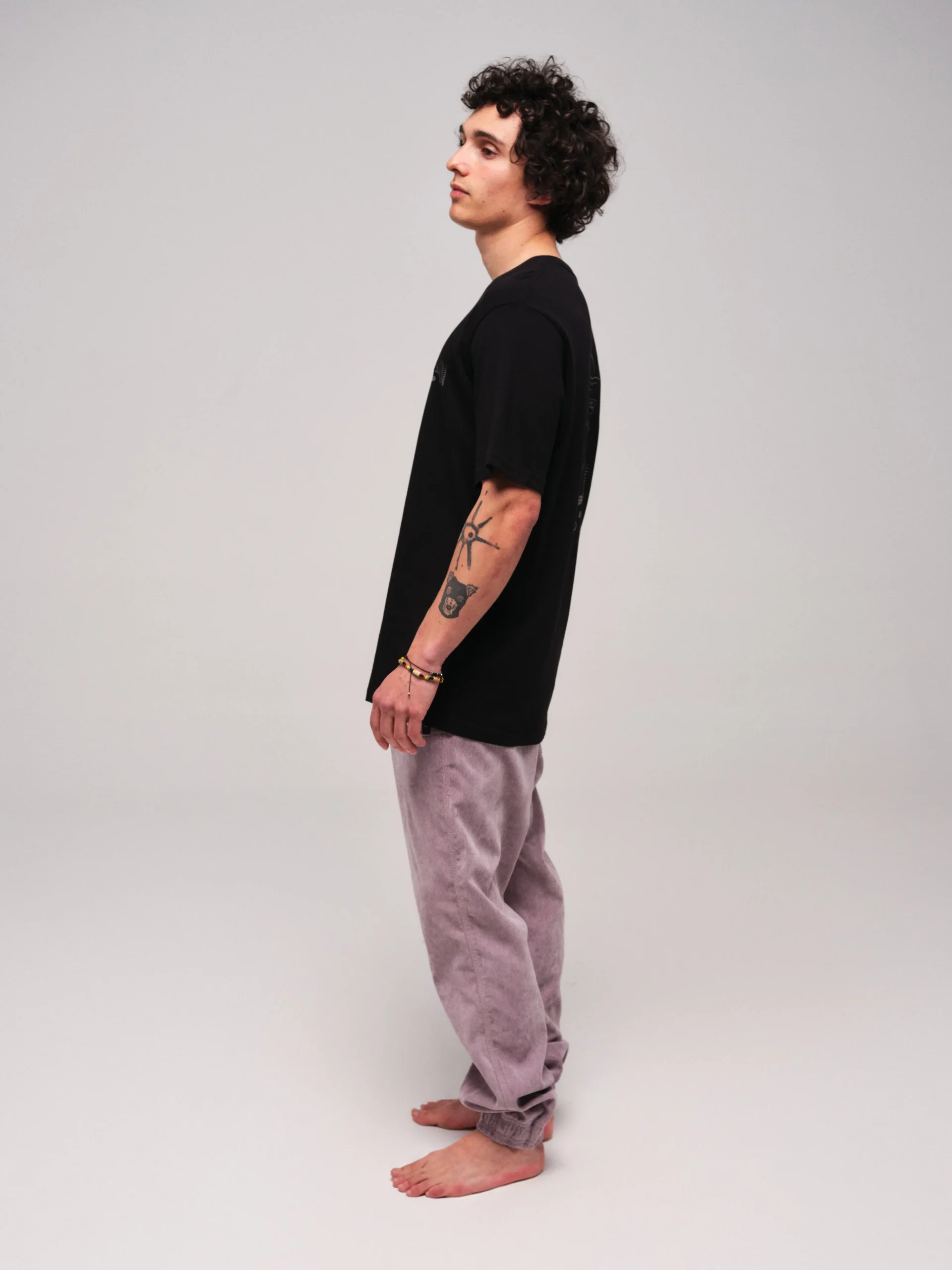 T-shirt coton bio - Tiger Noir – Image 3
