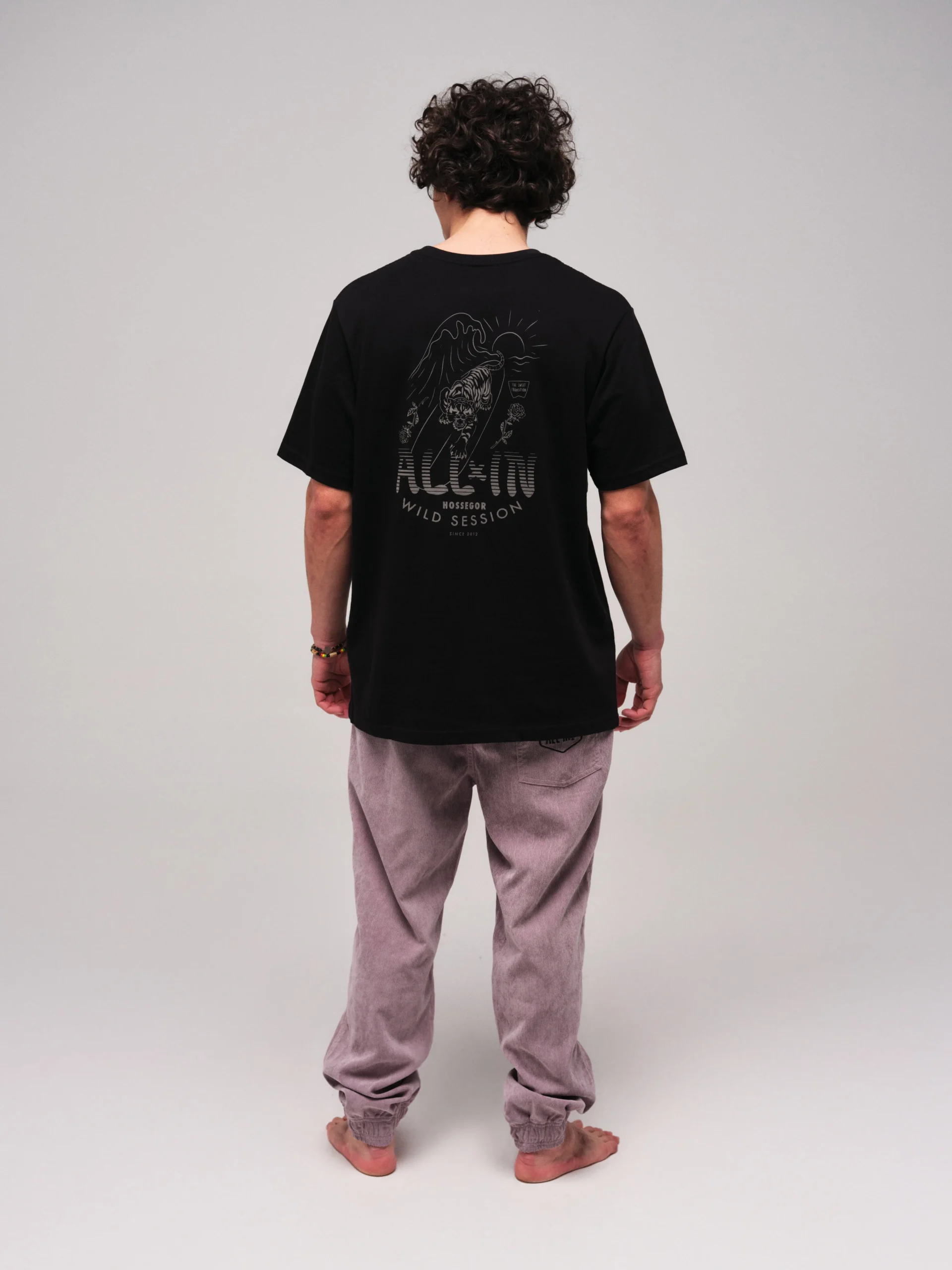 T-shirt coton bio - Tiger Noir – Image 4