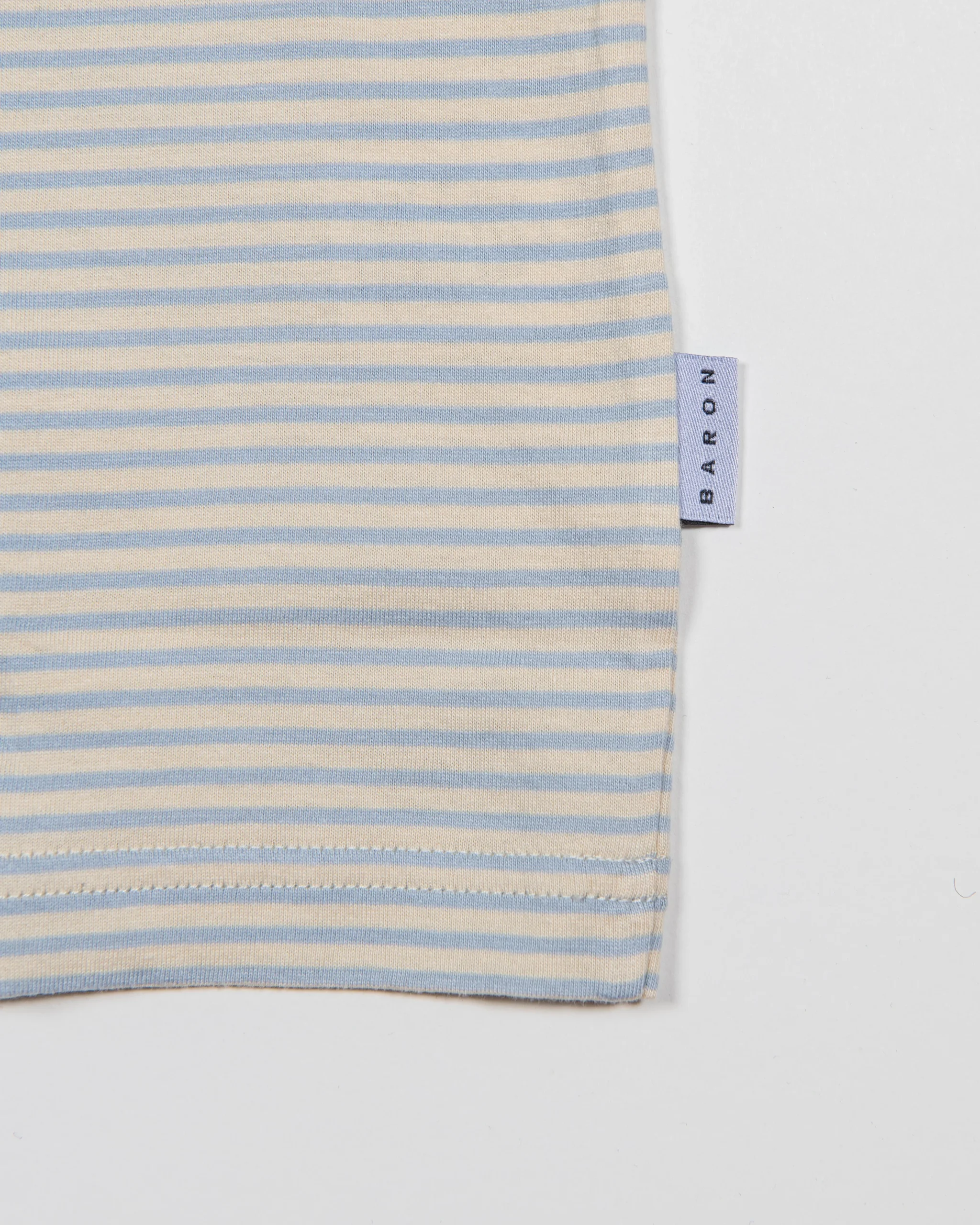 Tee-shirt Marinière ECRU - Bleu azur – Image 4