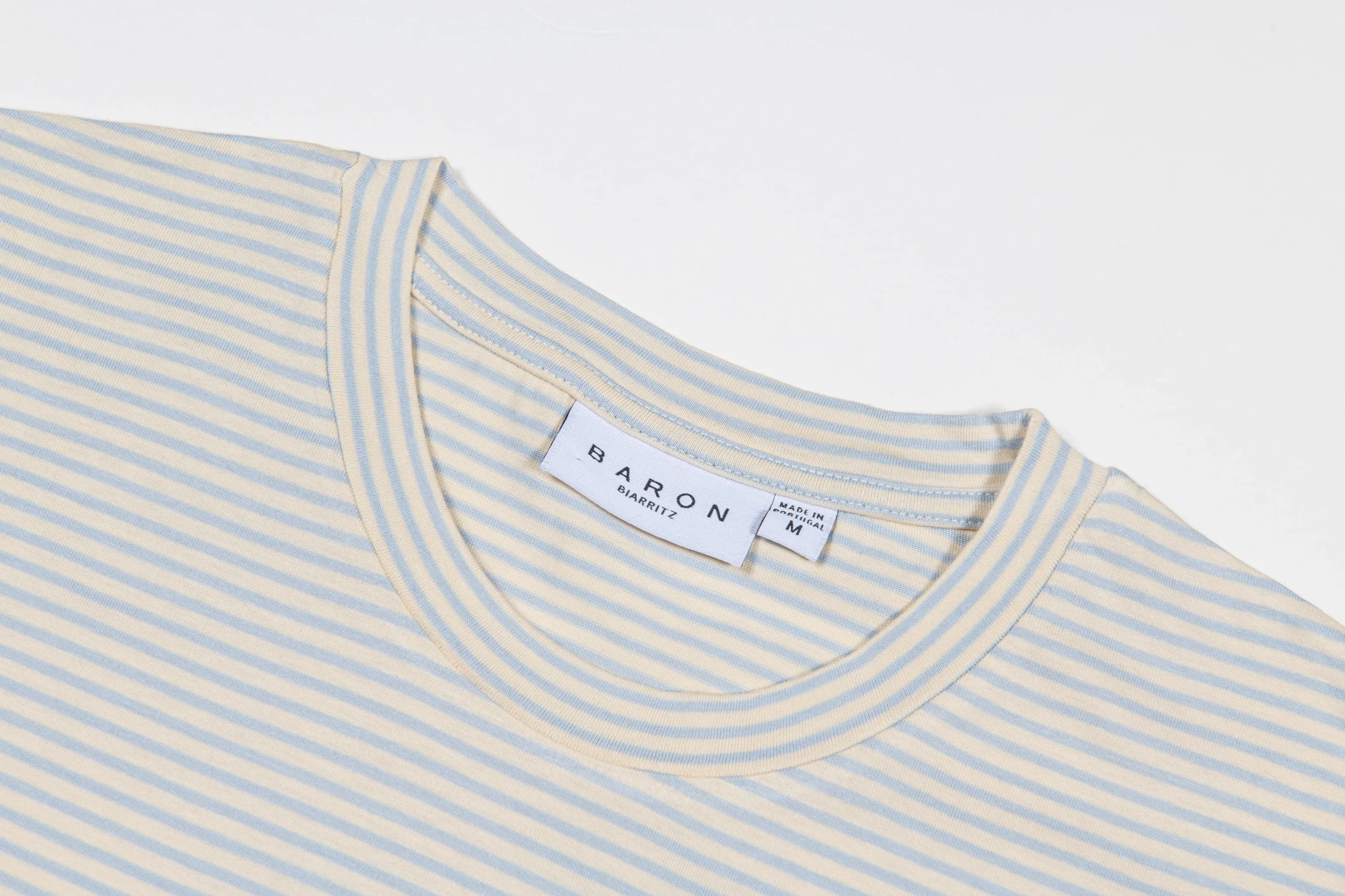 Tee-shirt Marinière ECRU - Bleu azur – Image 5