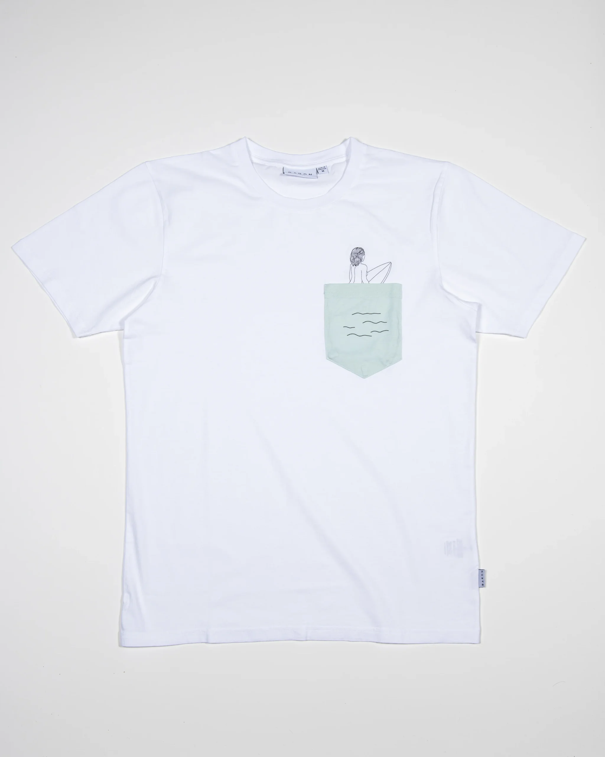 Tee-shirt Coton Bio SURFEUSE - Vert menthe