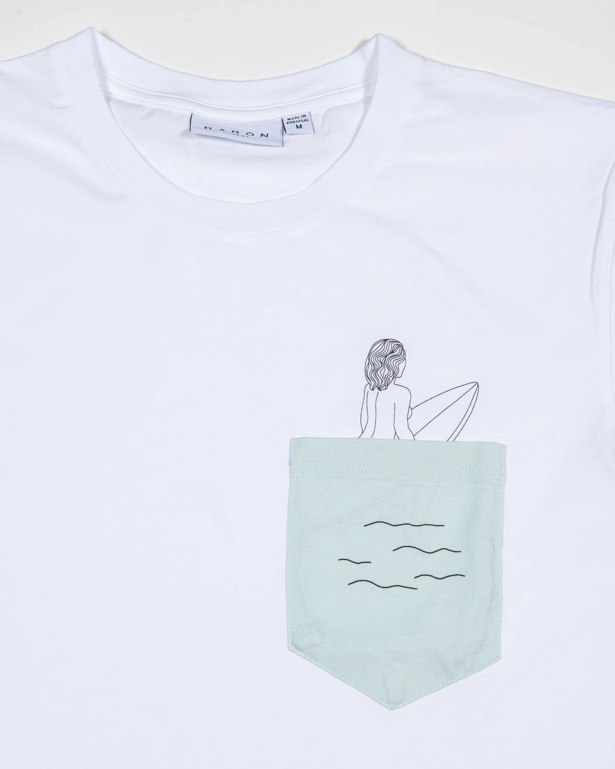 Tee-shirt Coton Bio SURFEUSE - Vert menthe – Image 2