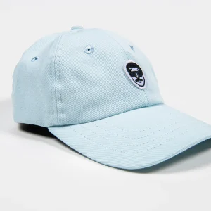 Casquette Baseball Coton Bio CURVE - Bleu azur