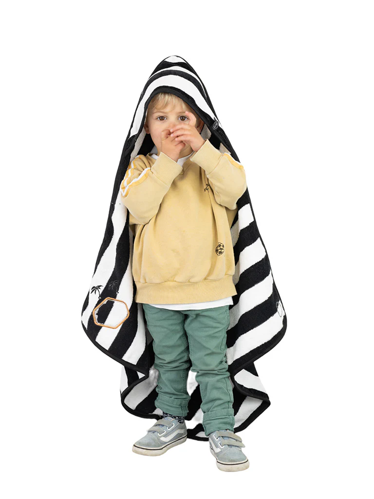 cap towel baby - good vibes black – Image 3