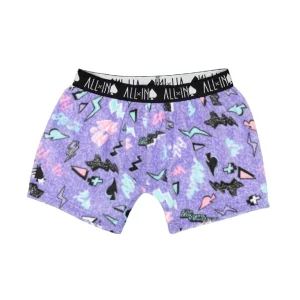 Boxer polaire - Pop 80s Violet
