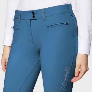 Samshield - Pantalon femme Adèle genou grip twilight bleu