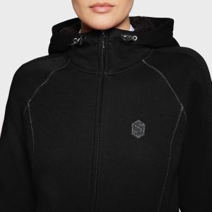 SAMSHIELD - Sweat zippé à capuche Ivy black