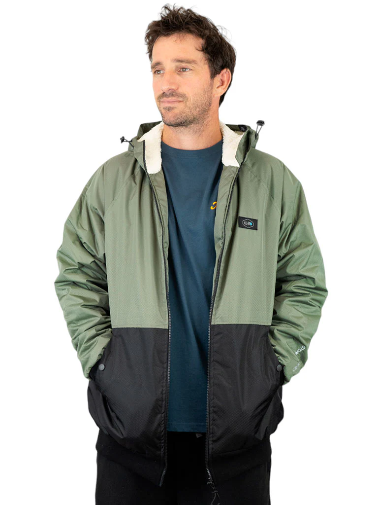 Veste imperméable - Kaki – Image 2