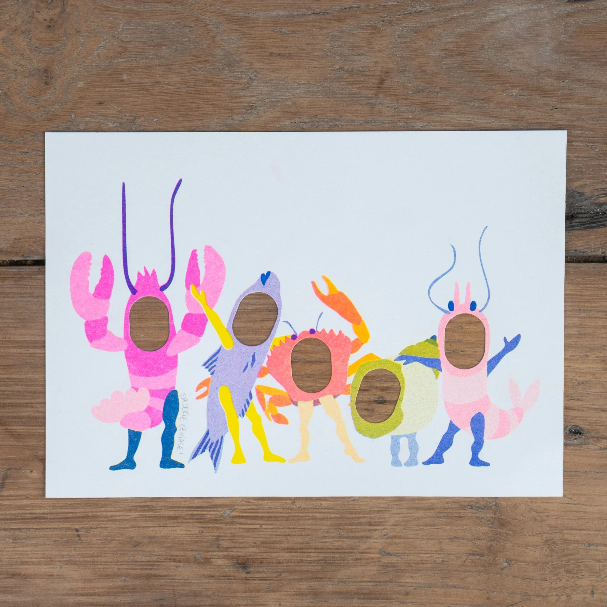 Carte Passe-tête | A5 - plusieurs motifs – Image 3